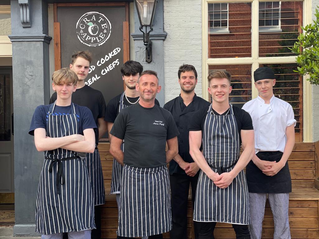 Team photo of the chefs